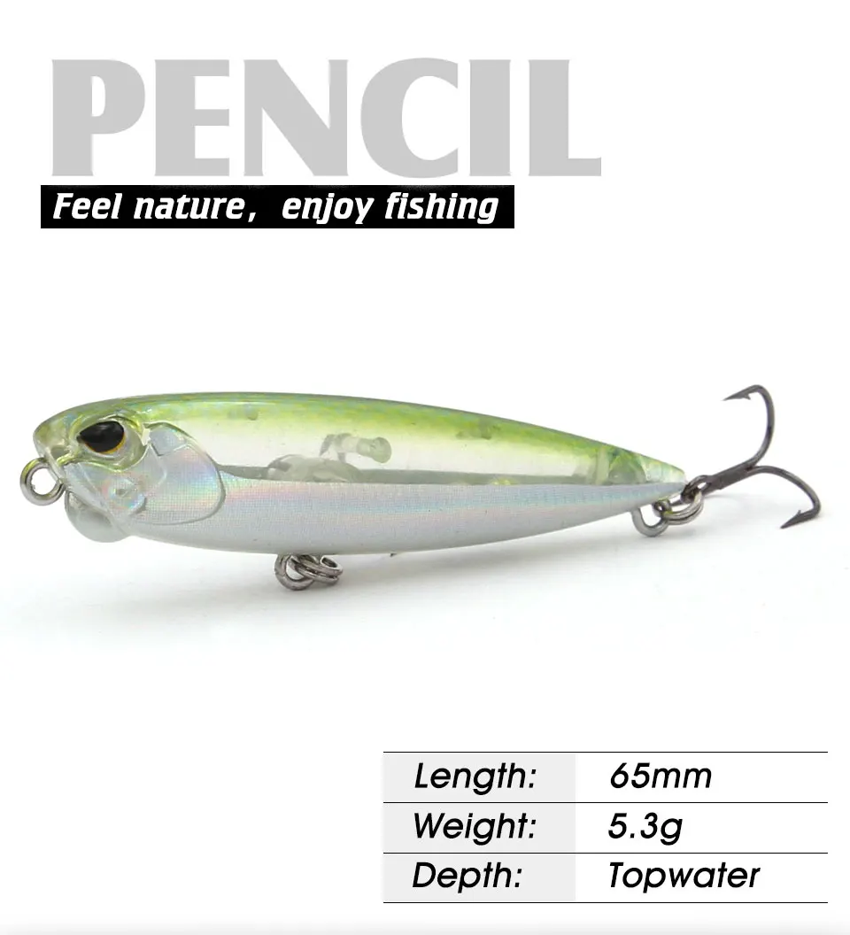 Señuelo de pesca TacklePRO en forma de Z vista frontal