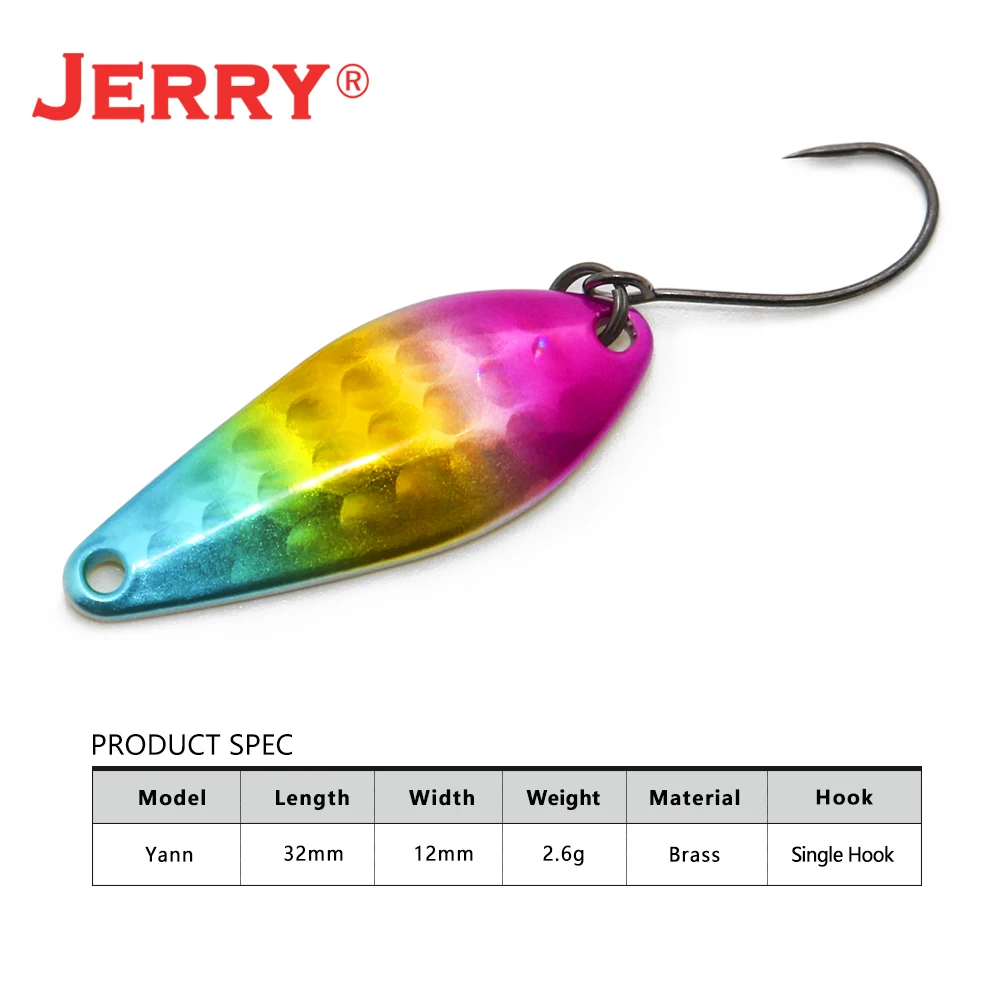 Jerry Señuelos cuchara Wobbler ultraligeros para trucha y lubina - imagen 3