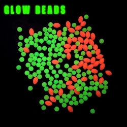 Cuentas Luminosas Sabiki – Naranja rojo y verde para pesca