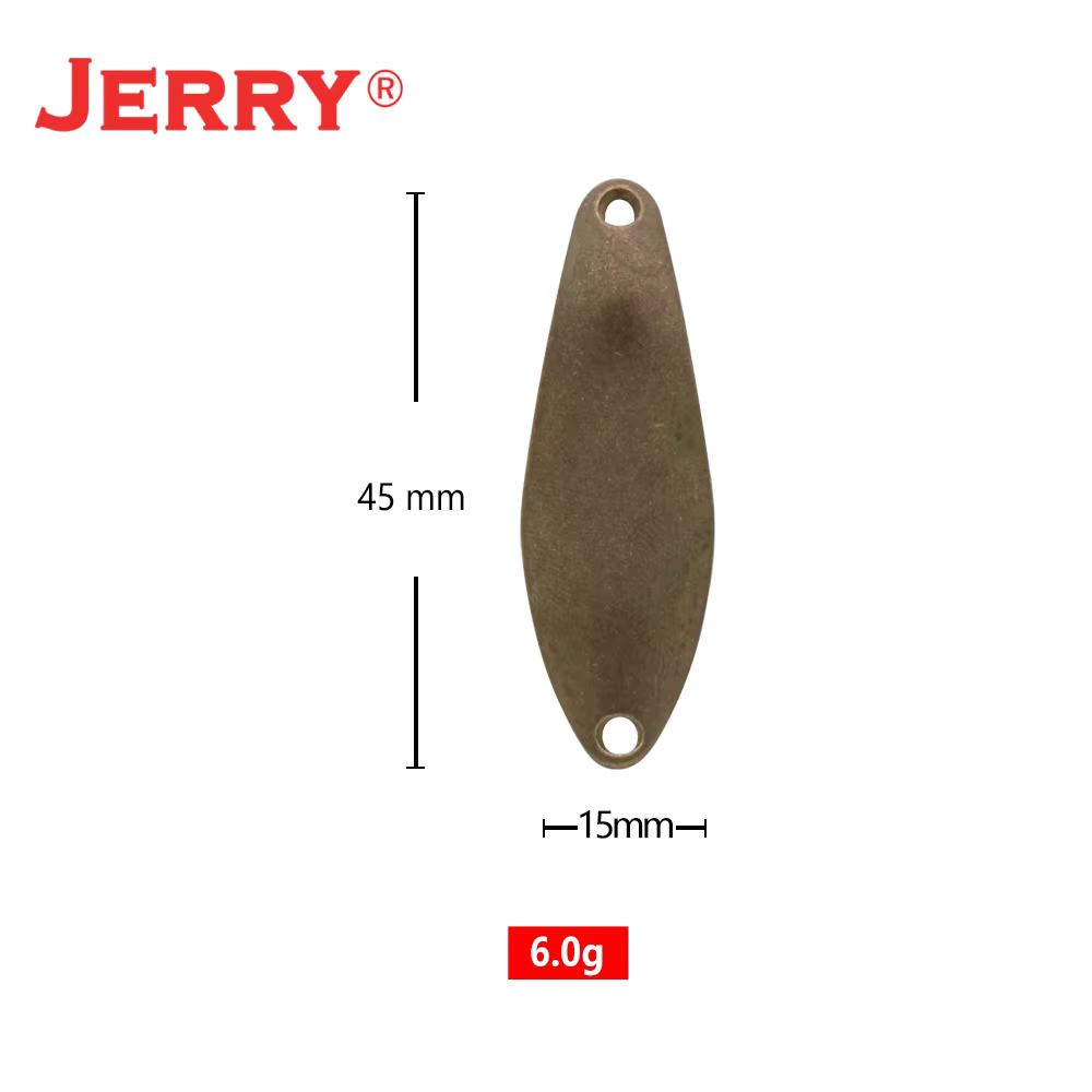 Jerry Kuyu Cuchara Metálica Blanca para Trucha – Buceo - imagen 2