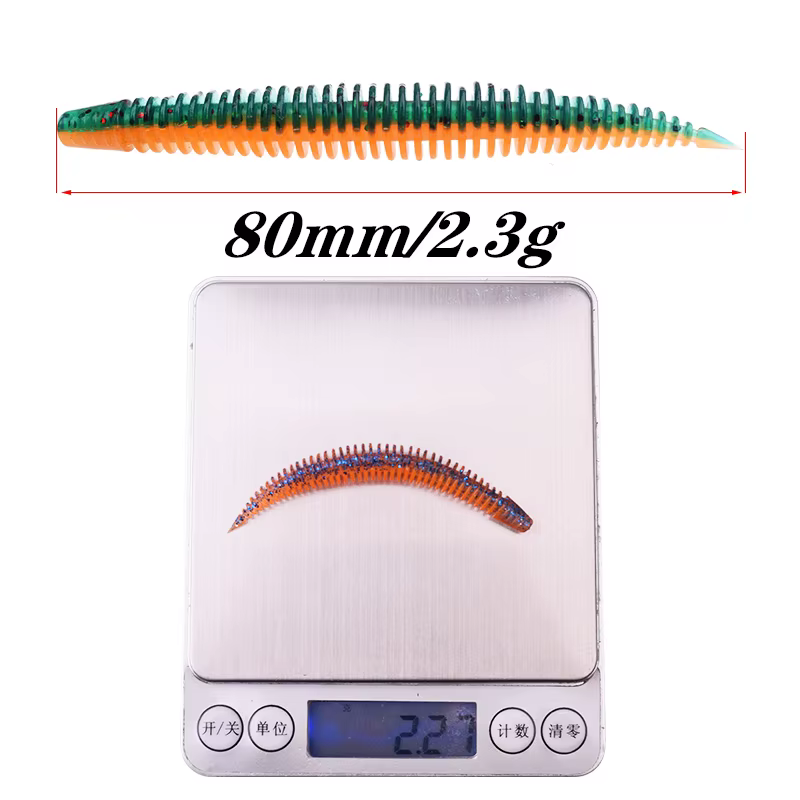 Swimbait vinilo 80mm – Señuelo para lubina y lucio - imagen 3