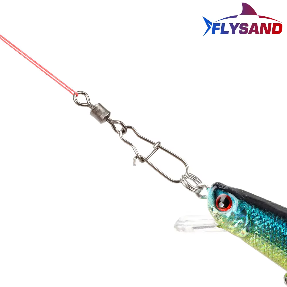Giratorios Coastlock FLYSAND – Cierre seguro para pesca costera - imagen 3