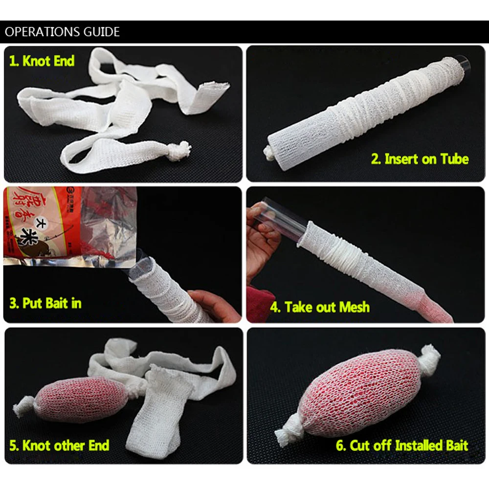 JIGEECARP bolsa PVA para pesca de carpa con cebo disoluble - imagen 3
