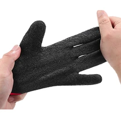 Guantes de pesca látex antideslizantes cierre magnético impermeable
