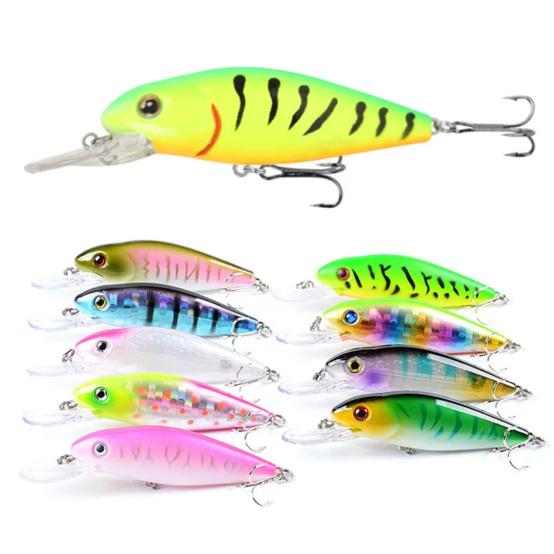 Señuelo Proleurre flotante tipo minnow con detalles de construcción