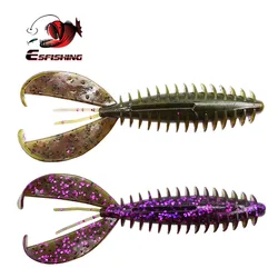 Crawler blando Chunk Craw ESFISHING 110mm hundimiento para bass