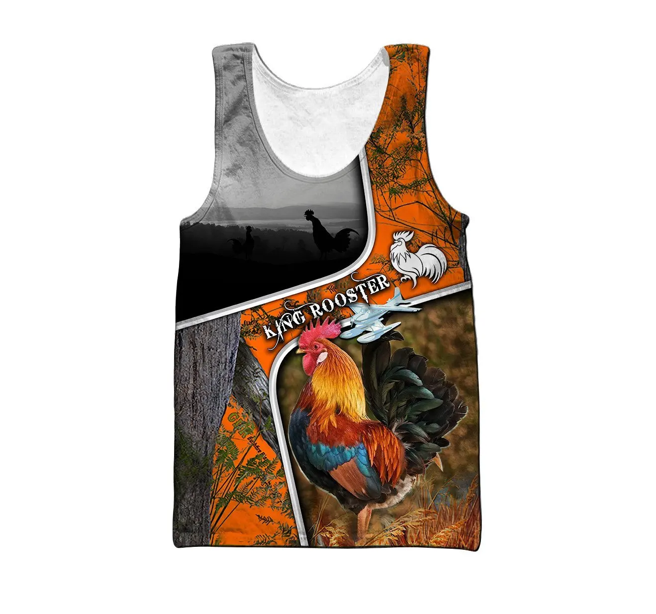 Chaleco de caza BX009 sin mangas – Estampado 3D realista unisex - imagen 5