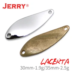 Jerry-Micro Cucharas de latón para pesca en agua dulce