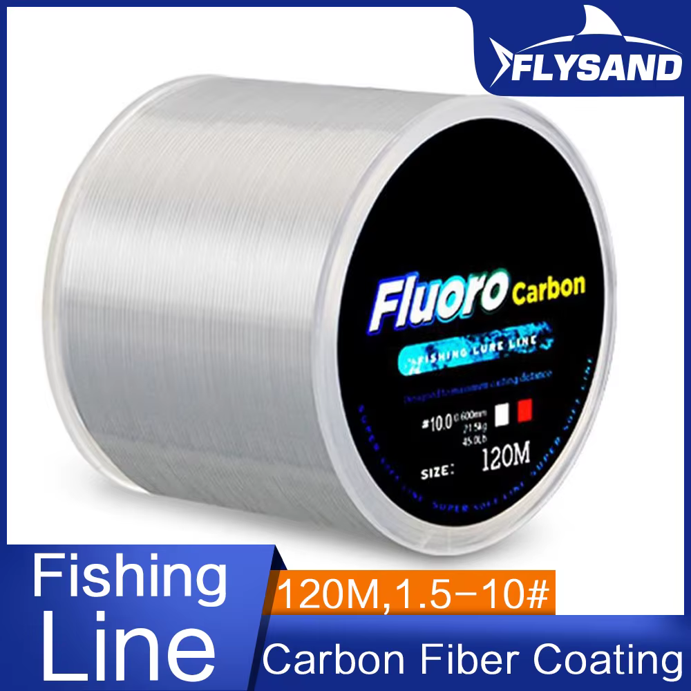 FLYSAND Línea Fluorocarbono Leader 0,20-0,60mm 7-45LB – Japón