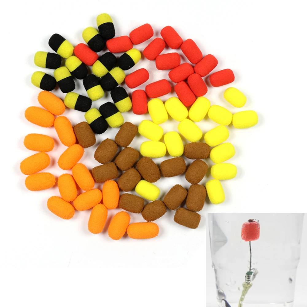 Cebo espuma Zig Rig 8mm para carpa – Boilie Pop Ups marrón rojo - imagen 3