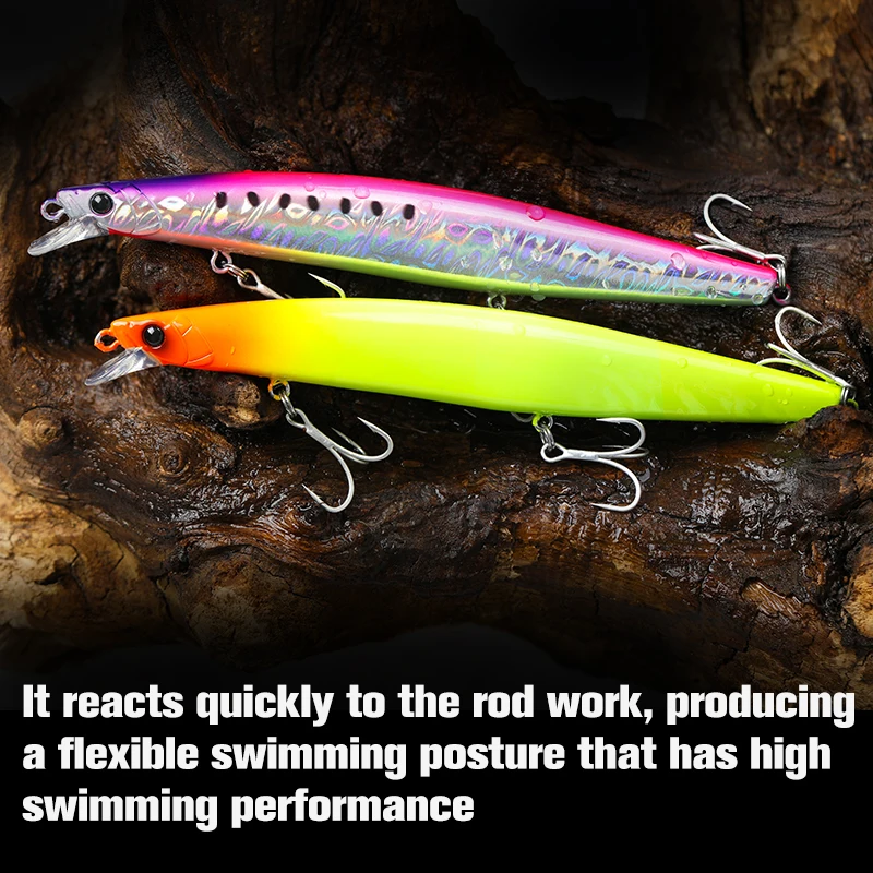 Señuelo Tsurinoya 173F – Minnow duro para agua salada - imagen 5