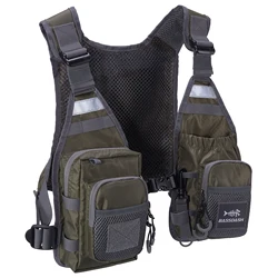 Bassdash FV08 Chaleco de pesca ultraligero pecho portátil-Talla única