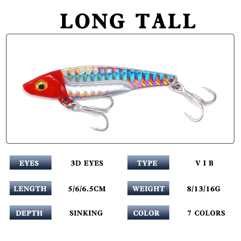 Señuelo Vibrante Jig Metal para Lubina – Tiro Largo - imagen 5