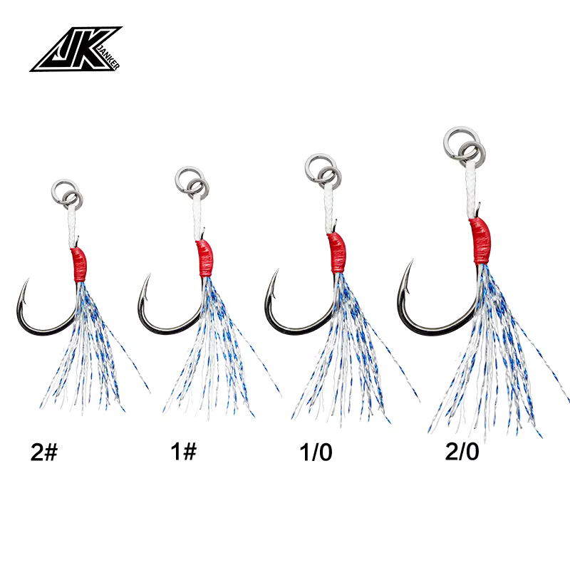 Iseama JK LAS-B anzuelos luminosos de acero al carbono para pesca - imagen 4