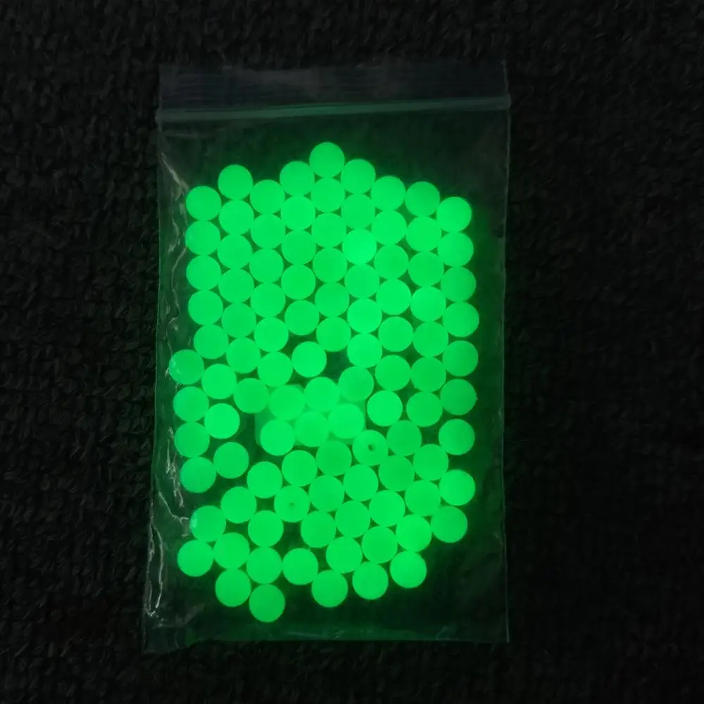 Cuentas redondas de plástico para pesca de carpa brillo - imagen 5