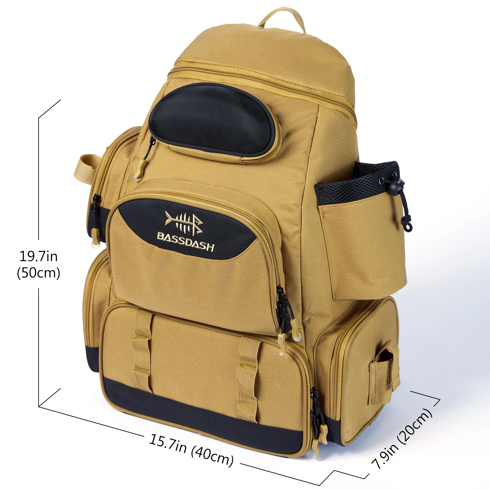 Mochila aparejos Bassdash – Organizador resistente al agua - imagen 3