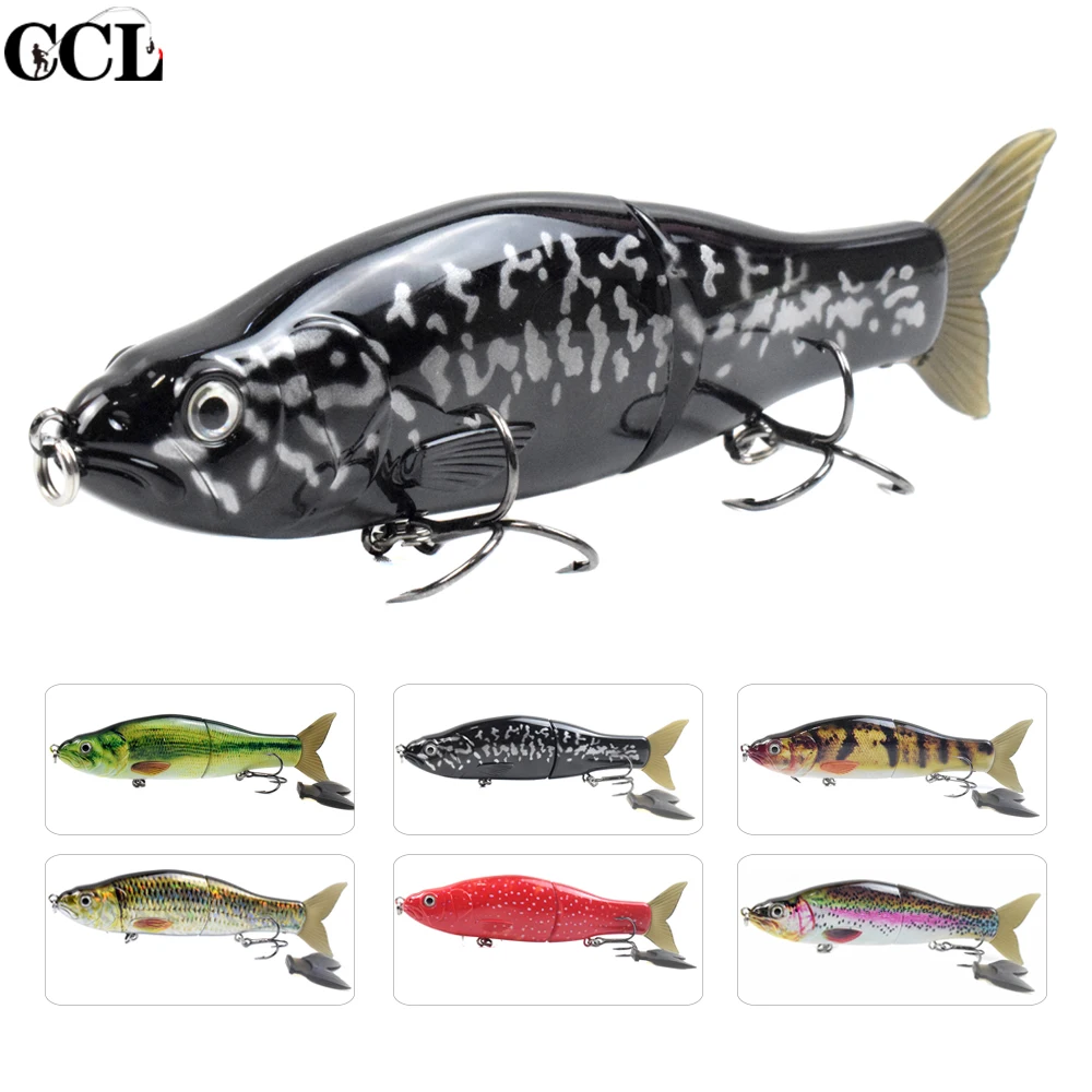 CCLTBA Swimbait articulado - Senuelo 6,5 pulgadas, 56 g, cola suave - imagen 5