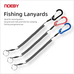 NOEBY Cordón Retainer con Lip Grip – Mosquetón aluminium para alicates