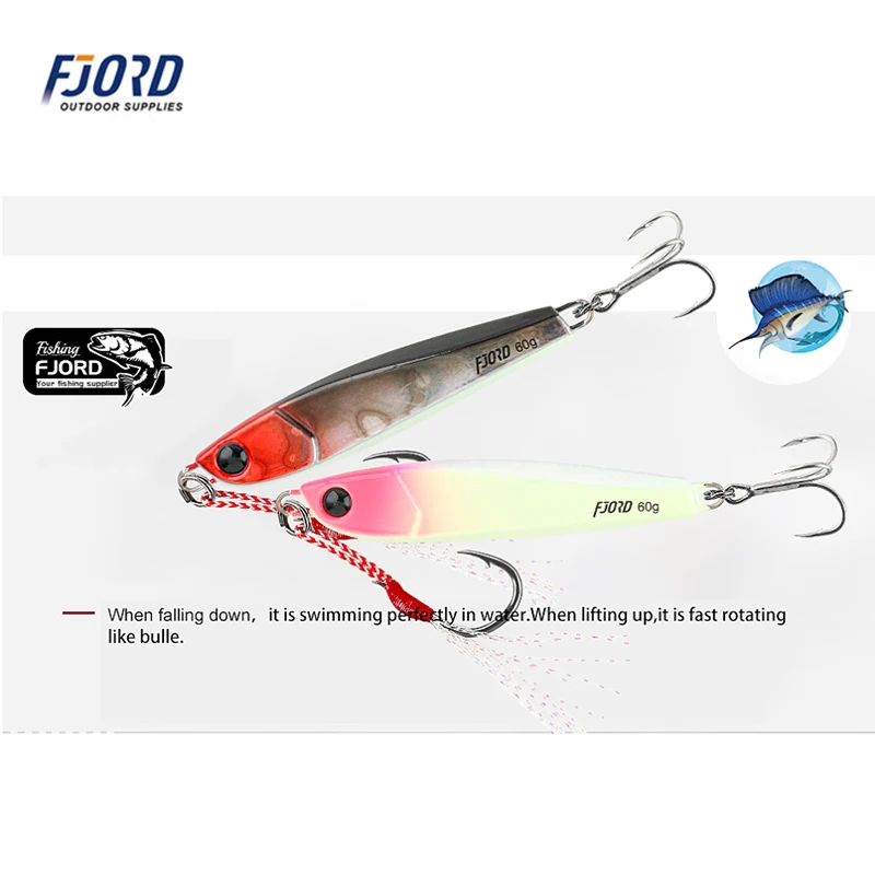 FJORD Plantilla de Metal para lucio y sábalo – Señuelo artificial duro