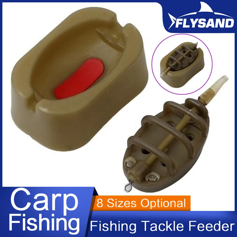 FLYSAND Molde Method Feeder para Carpa – 8 tamaños