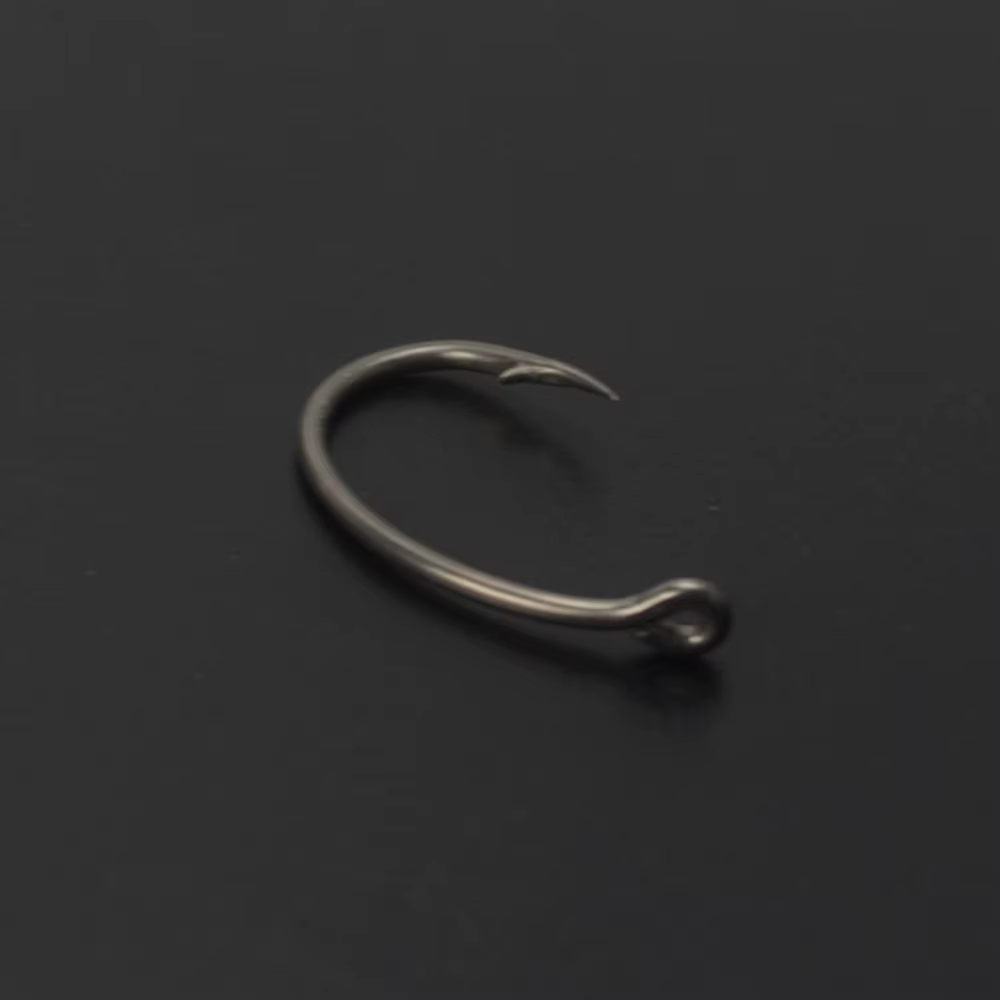 Anzuelo de púas de acero inoxidable con PTFE y carbono alto, ojo - imagen 2