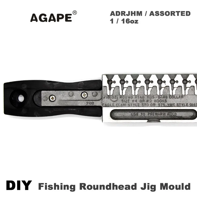 Molde para señuelos Agape DIY ADRJHM de varias cavidades