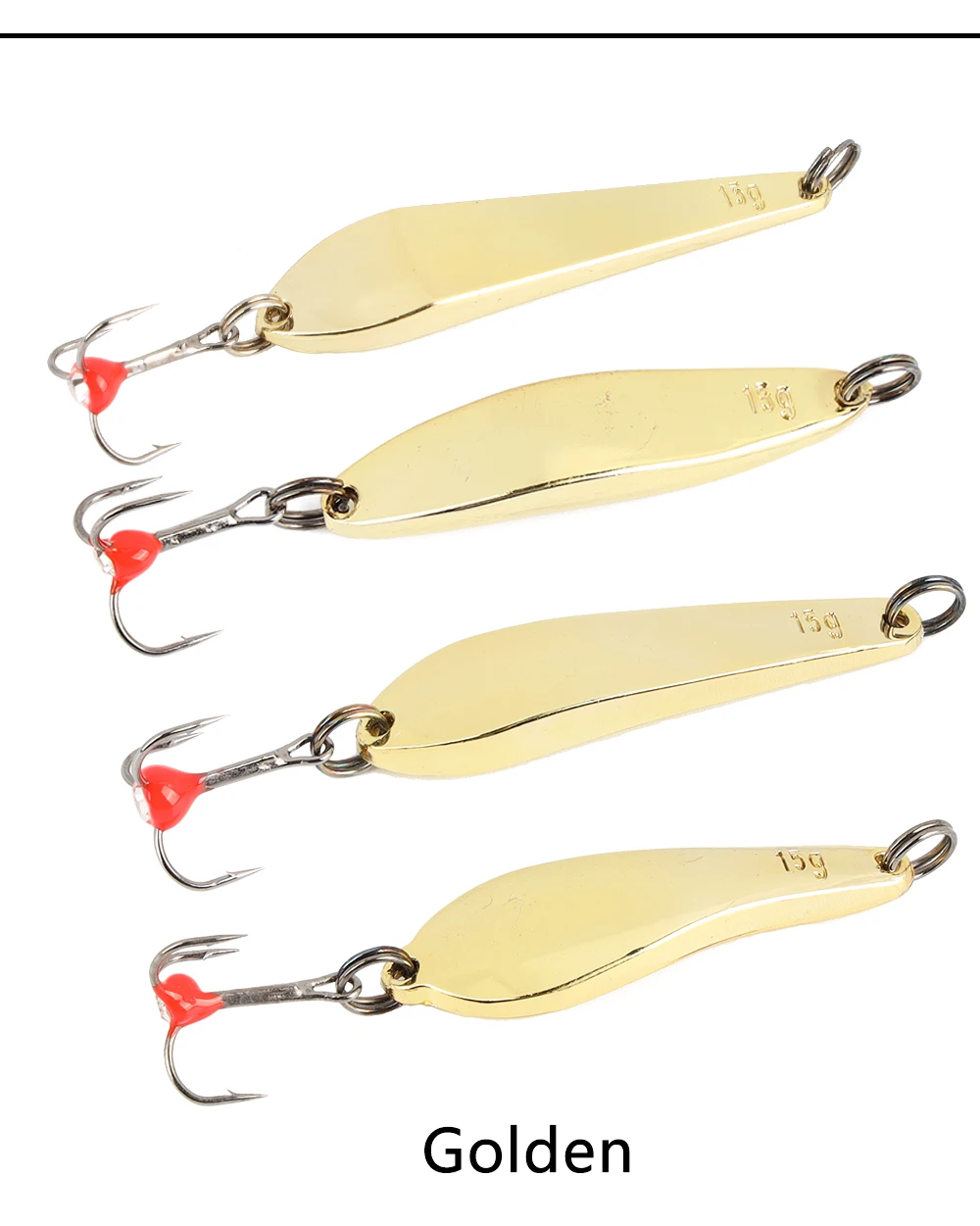 anzuelo triple del señuelo W.P.E para pesca en hielo