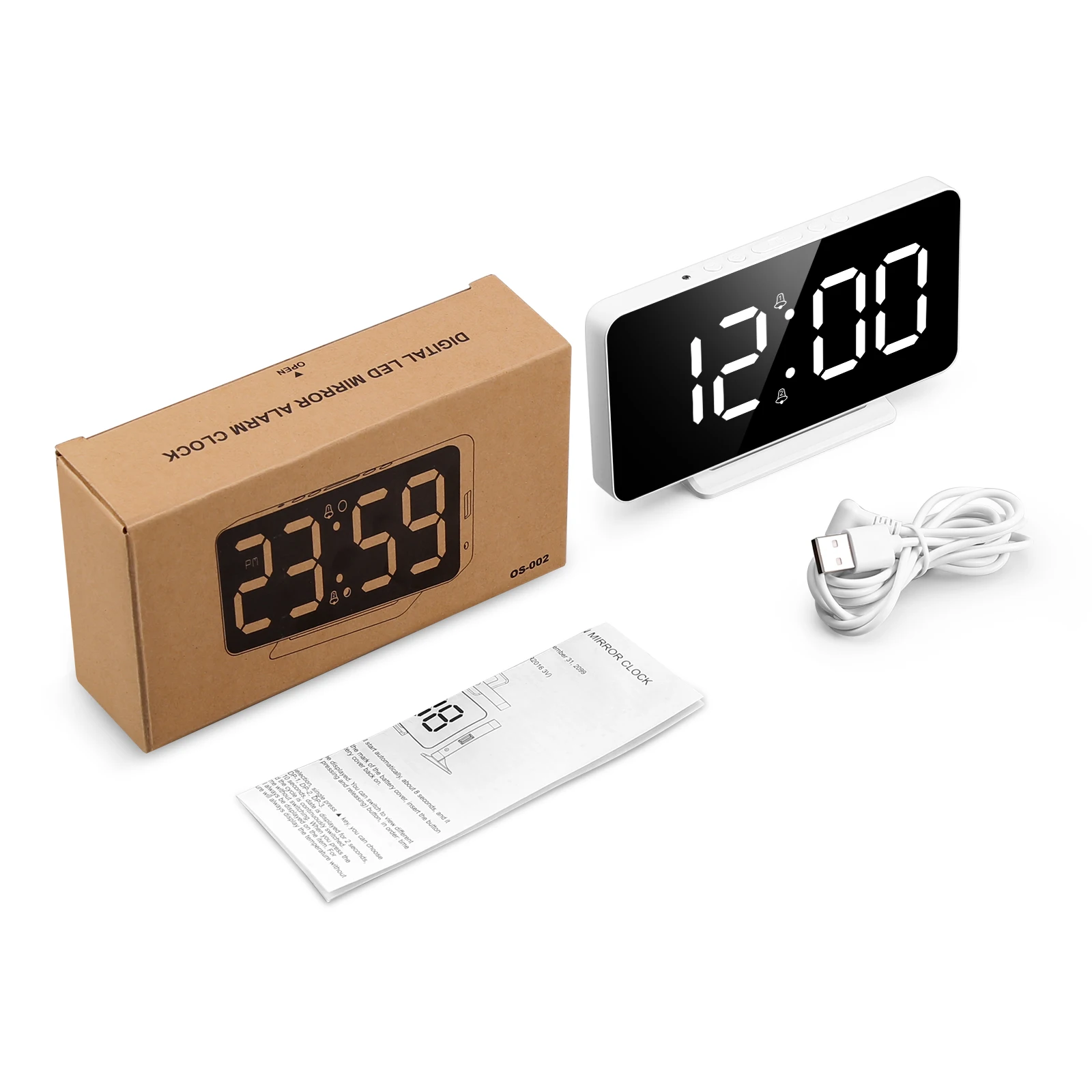ORIA Reloj despertador digital LED con repetición - imagen 5