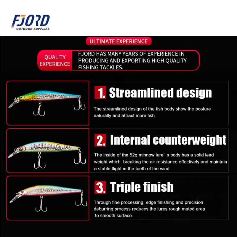 FJORD Whopper Plopper – Crankbait hundido para mar - imagen 2