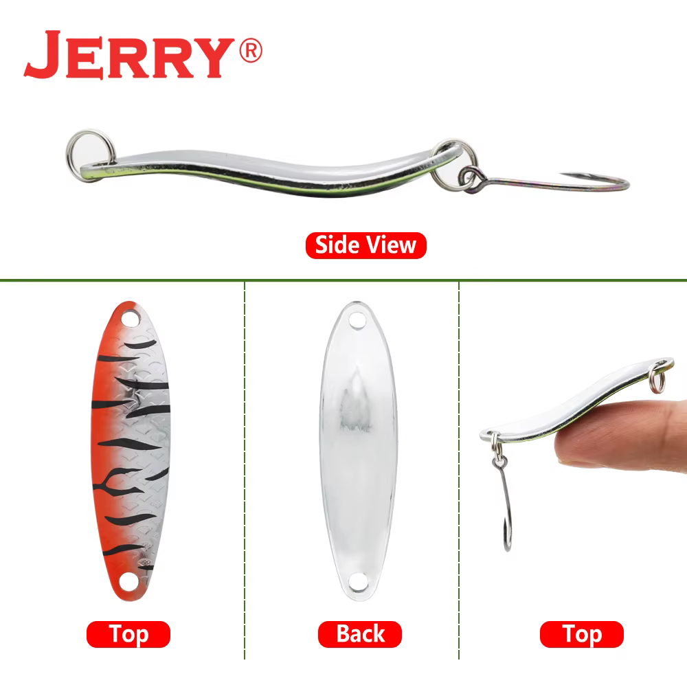 Cucharas aleteadas Jerry Andromeda – Pesca fondo invierno - imagen 3