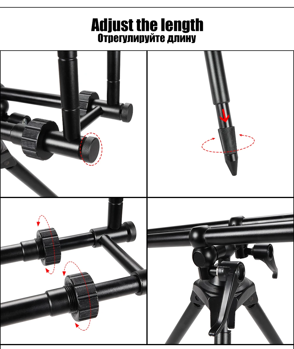 Caña doblada para transporte