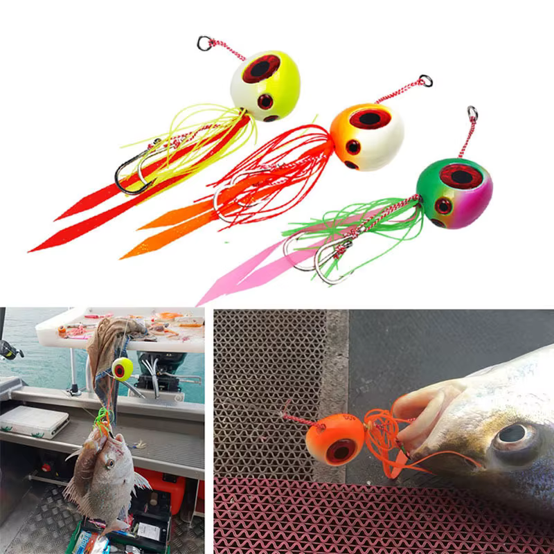 Inchiku Jigging Luminoso – Peso Metal 70g Agua Salada - imagen 4