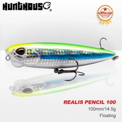 Hunthouse REALIS lápiz señuelo de superficie 65-100mm 5,5-14,5g
