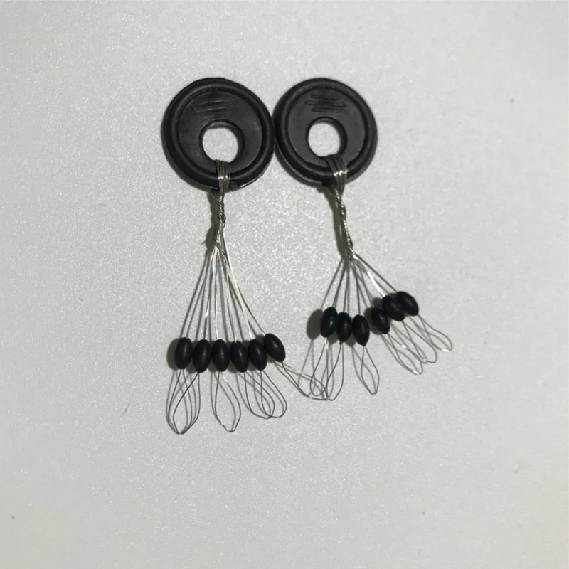 Topes de goma Space Beans para flotador en pesca de carpa marina - imagen 3