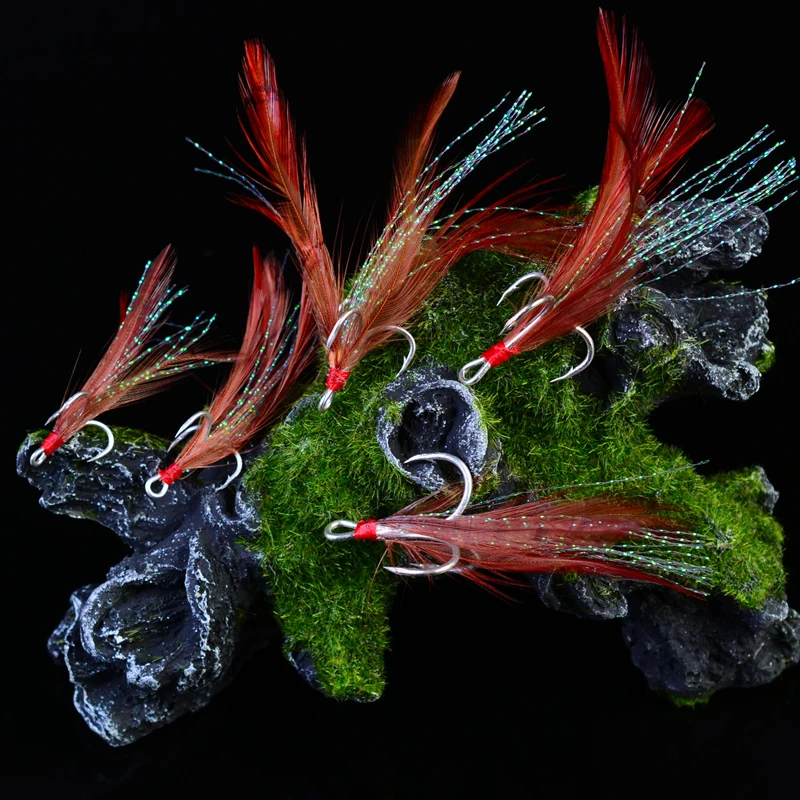 Anzuelos triples de pluma PROBEROS – Acero al carbono - imagen 5