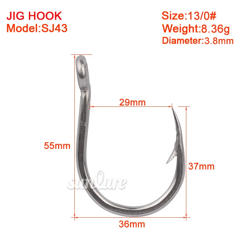 Pack de 10 anzuelos Jig listos para usar