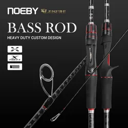 Noeby-leisure K5 Caña Baitcasting Carbono para Lubina