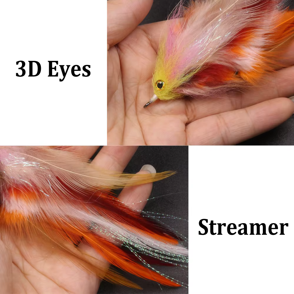 Pike Streamer Mosca para trucha, steelhead y salmón, tamaño 1/0 - imagen 3