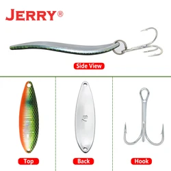 Jerry JD Spoon – Cuchara metálica jigging salmón lucioperca
