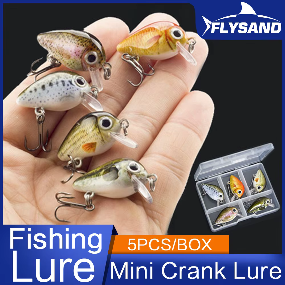 FLYSAND Crankbait 2,7cm Micro Señuelo ultraligero - imagen 4