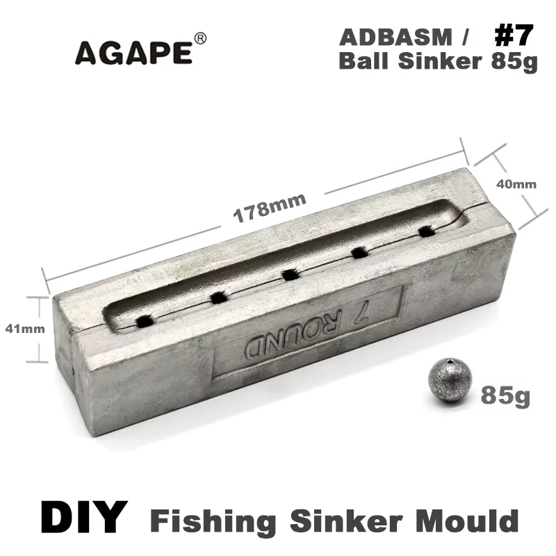 Molde de chumbadas Agape Sinker para plomos - imagen 3