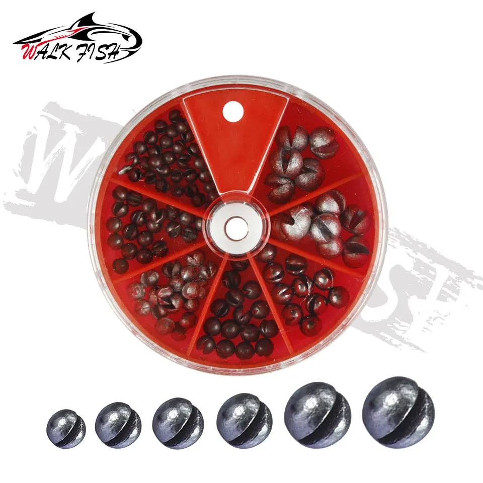 Walk Fish - Plomos de pesca redondos hundidores - imagen 3