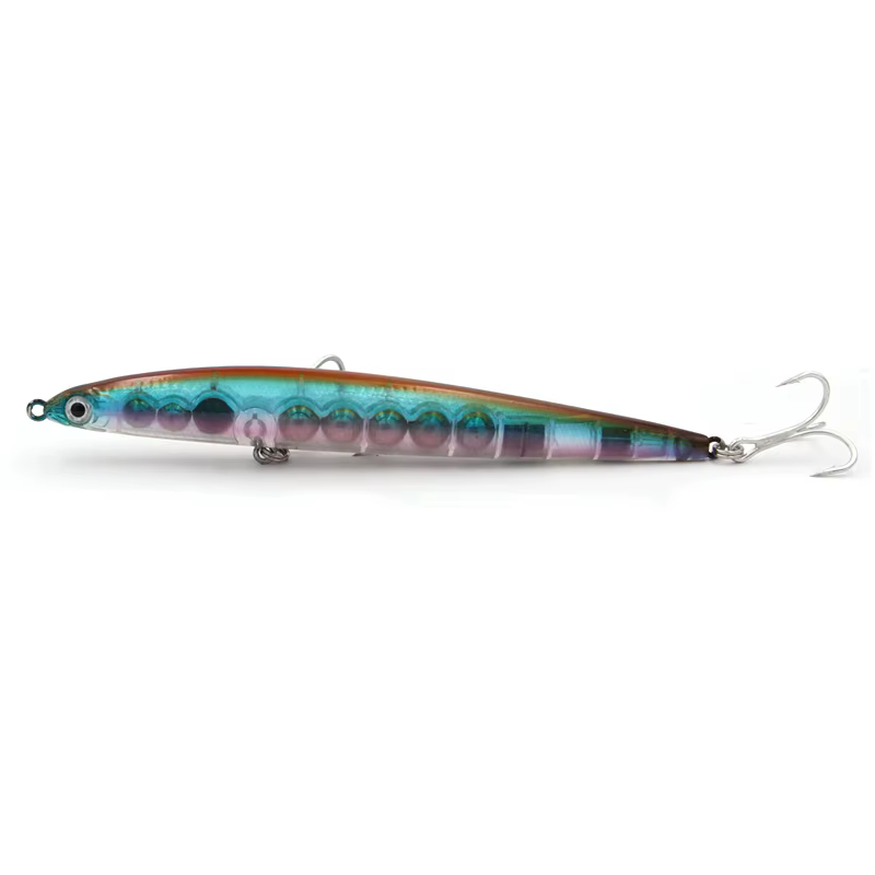 TacklePRO PE19 Señuelo lápiz hundido ruidoso para lubina Mustad - imagen 5