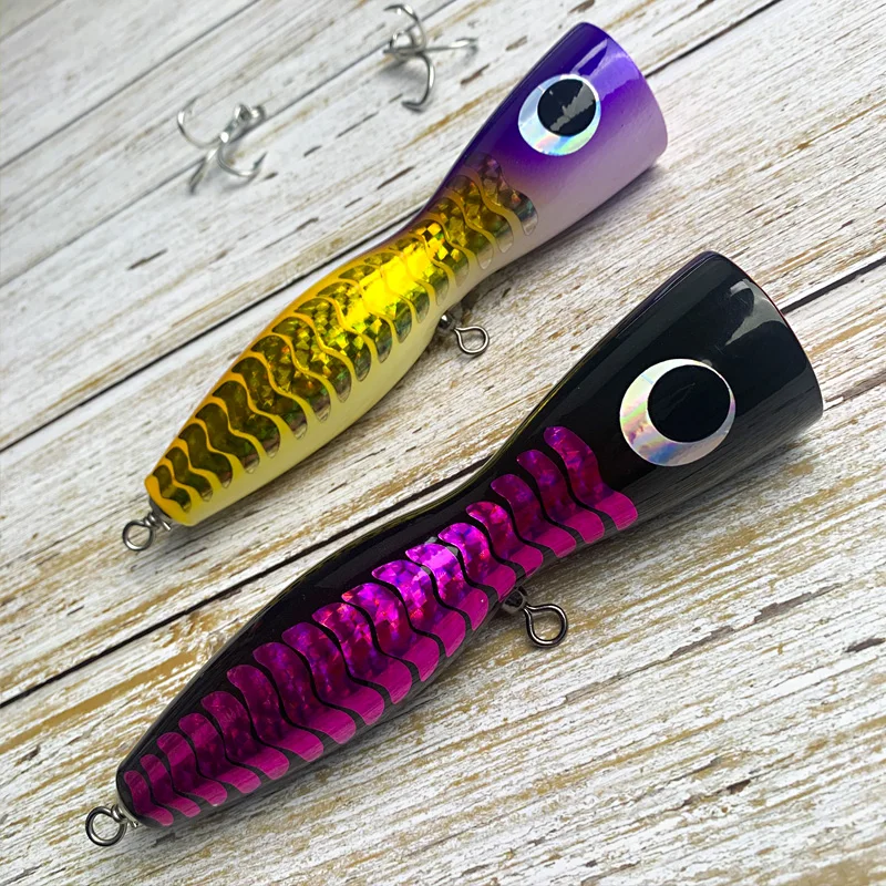 Popper de madera Obsession WD112 – Señuelo de superficie - imagen 4