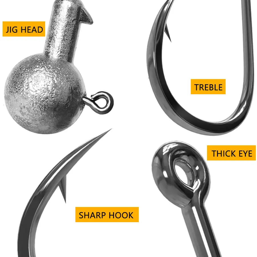 Anzuelos Jig Head JYJ – Para señuelo blando