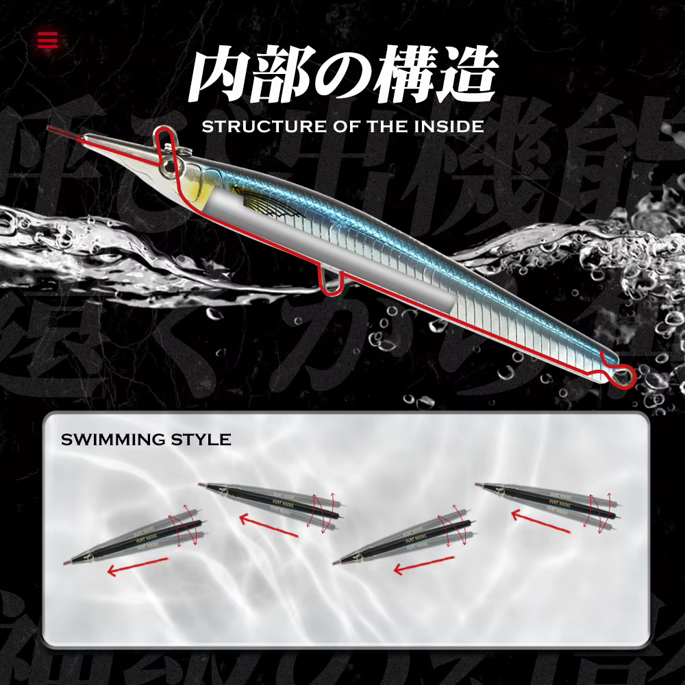 Hunthouse Needle Fish – Señuelos stickbait para garfish y pike - imagen 3