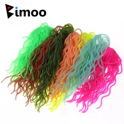 Bimoo Squirmy Worm – Gusano blando atado 60 hebras de silicona