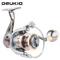 DEUKIO carrete giratorio pesca agua salada arrastre