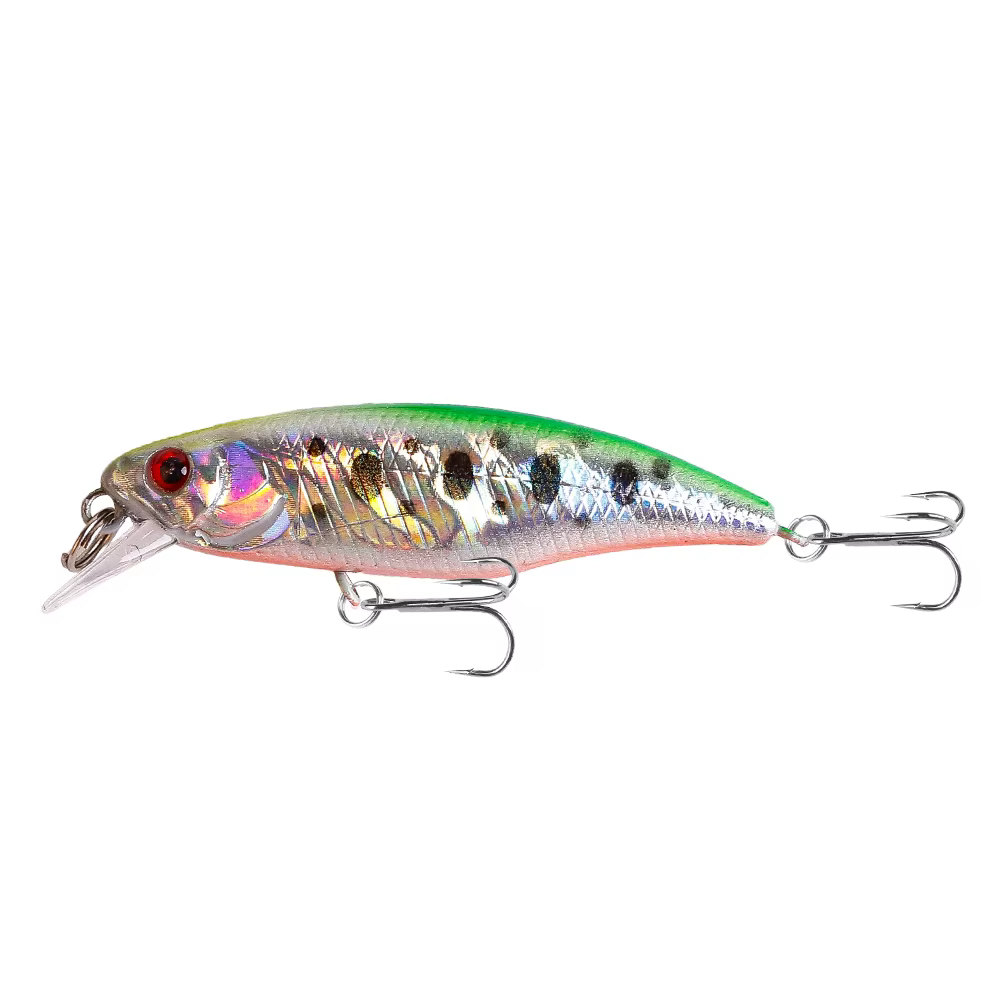 Señuelo minnow Prunanm con detalles de fabricación japonesa
