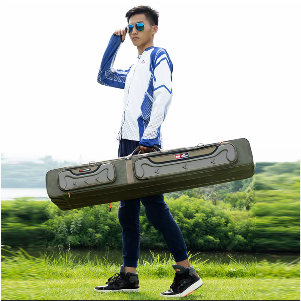Bolsa transporte cañas pesca gran capacidad - imagen 3